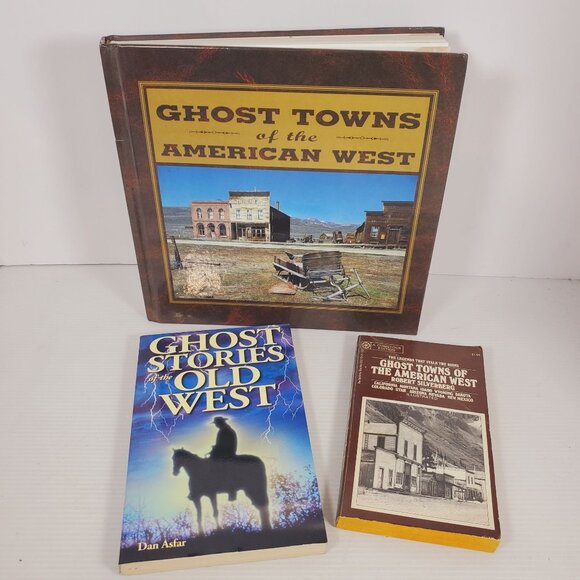 Ghost Towns & Legends of the Old West Book Set VTG Western History & Ghost Stori - Picture 1 of 10